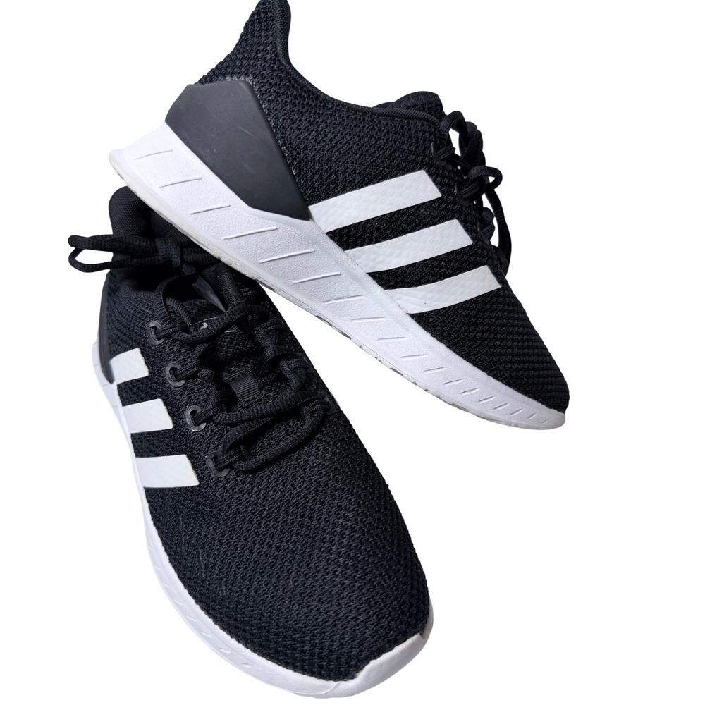 Adidas Questar Flow NXT Black White Mesh Running Shoes Kids 4.5 Women 6 FZ2957 - Picture 3 of 13